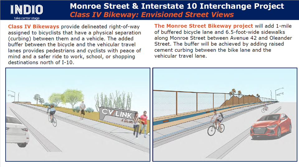 Monroe Bikeway Rendering